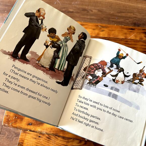 Vintage 1994 Far-Fetched Pets Your Pet Penguin Hardcover Book - Picture 6 of 9